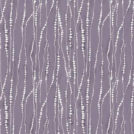 Au Naturel- Purple Dotted Stripe