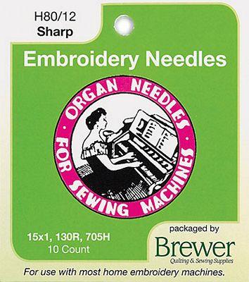Organ Needle Sharp 80/12S