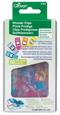 Wonder Clips Assorted Colors 50 pc