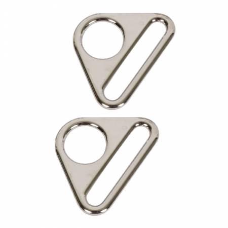 Triangle Ring Flat 1in Nickel (Set Of Two)