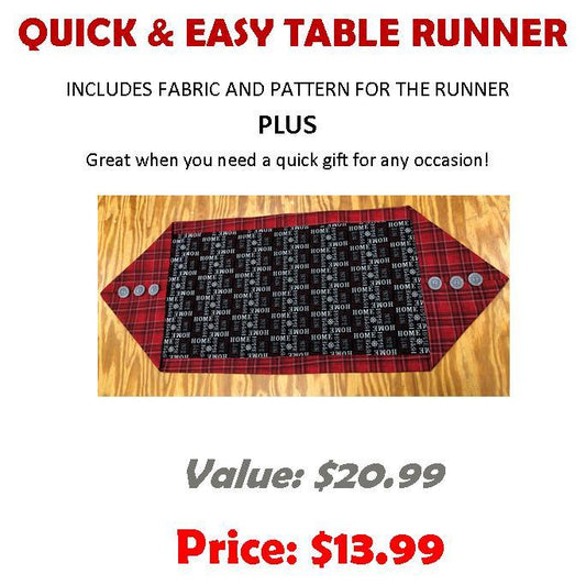 Quick & Easy Table Runner