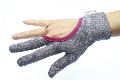 Regi's Grip Quilting Gloves Lace Print Pink