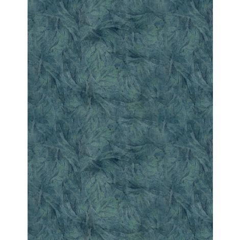 Garden Gate Roosters- Feather Texture Teal
