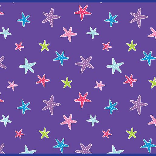 Mystical Mermaids- Magical Starfish Purple
