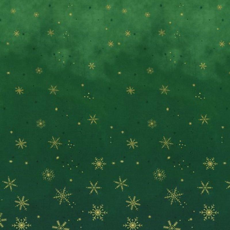 Ombre Flurries- Christmas Green