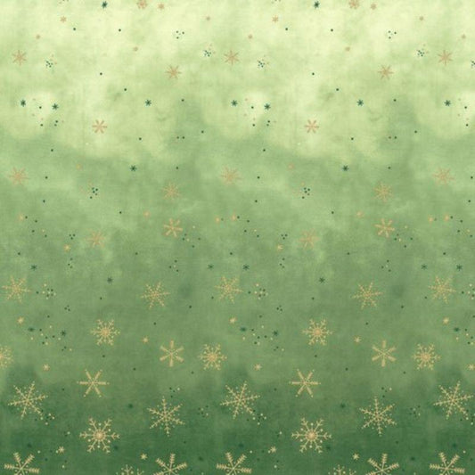 Ombre Flurries- Evergreen