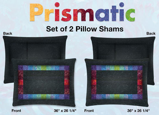 Prismatic Pillow Shams Pattern