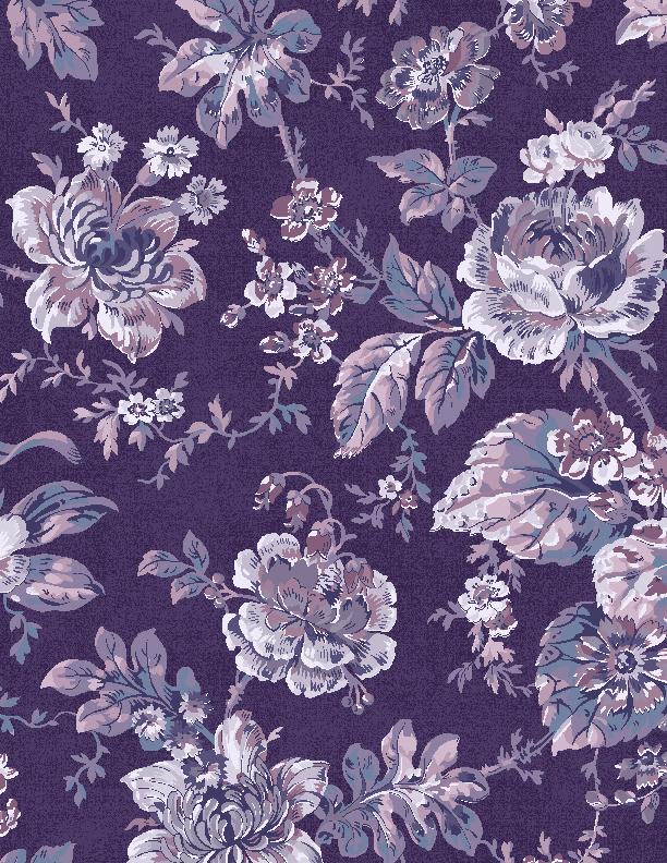 Purple Majesty- Large Floral